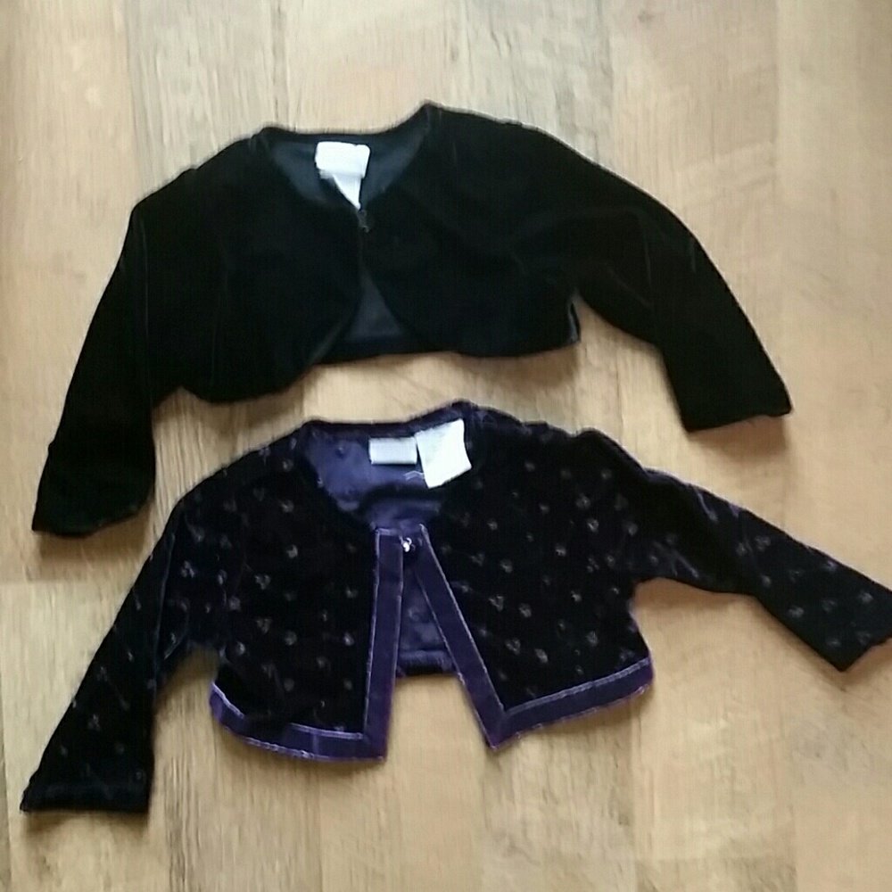 12M velveteen shrugs‎